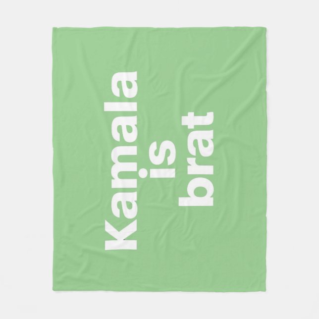 Couverture Polaire Kamala est Brat (Devant)