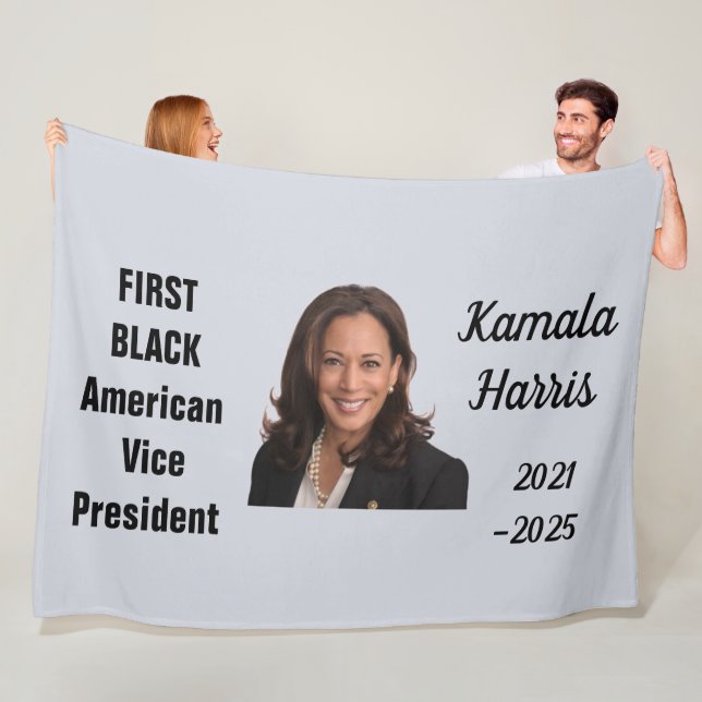Couverture polaire KAMALA HARRIS (En situation)