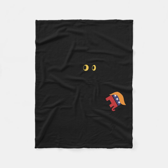 Couverture Polaire Kamala Harris 2024 Victory Black Cat Vs Elephant T (Devant)