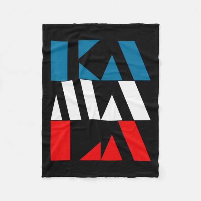 Couverture Polaire Kamala Harris 47e (Devant)