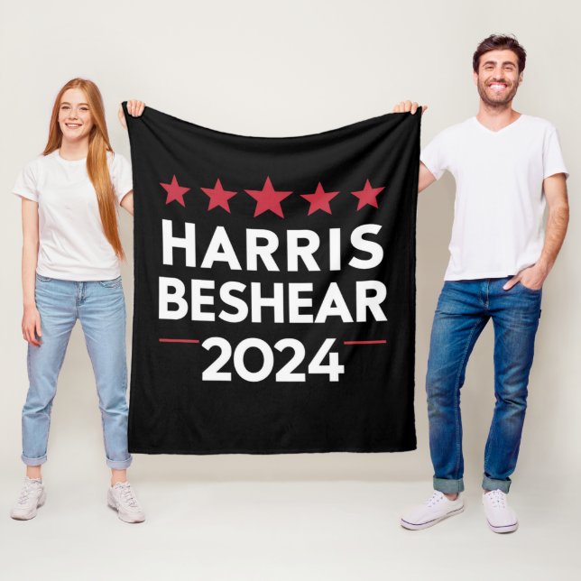 Couverture Polaire Kamala Harris Andy Beshear 2024 Harris Beshear 202 (En situation)