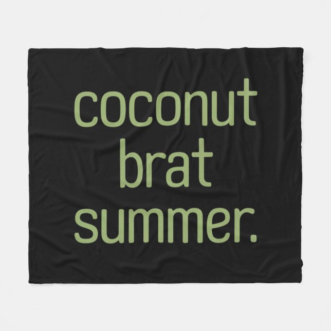 Couverture Polaire Kamala Harris Crème de Coco Été 2024  (Devant (Horizontal))