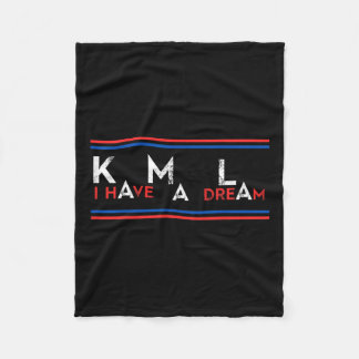 Couverture Polaire Kamala Harris Mlk Kml J'ai un rêve Élection Prés