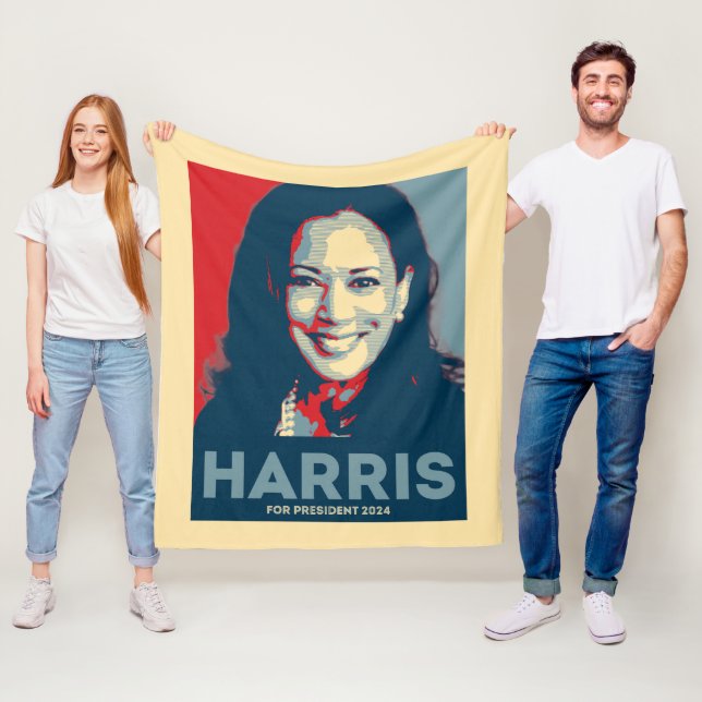 Couverture Polaire Kamala Harris pour le président 2024 - Hope (En situation)