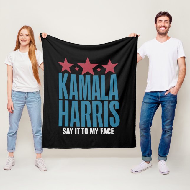 Couverture Polaire Kamala Harris si vous avez quelque chose à dire di (En situation)