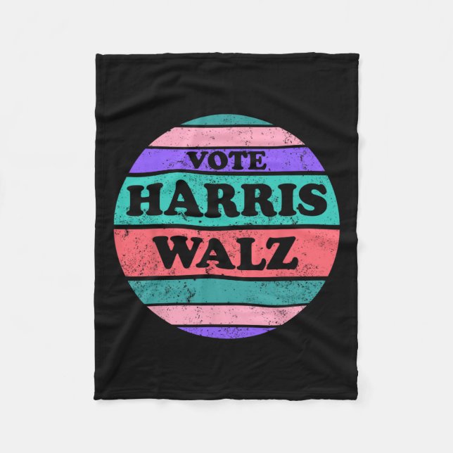 Couverture Polaire Kamala Harris Tim WAlzheimer Président 2024  (Devant)