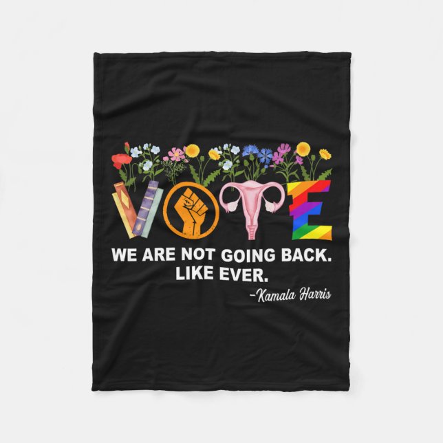 Couverture Polaire Kamala-nous ne reviendrons pas comme Hu Féministe (Devant)