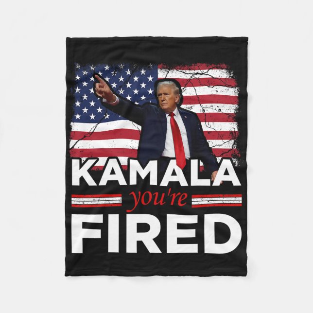Couverture Polaire Kamala You're Fired Funny  (Devant)