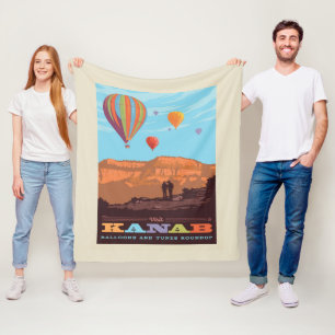 Couverture Polaire Kanab, Utah Ballons Et Roundup De Tunes