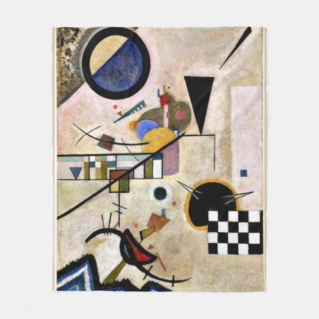 Couverture Polaire Kandinsky - Les accords s'opposent (Devant)