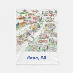 Couverture Polaire Kane, PA Fleece Blanket