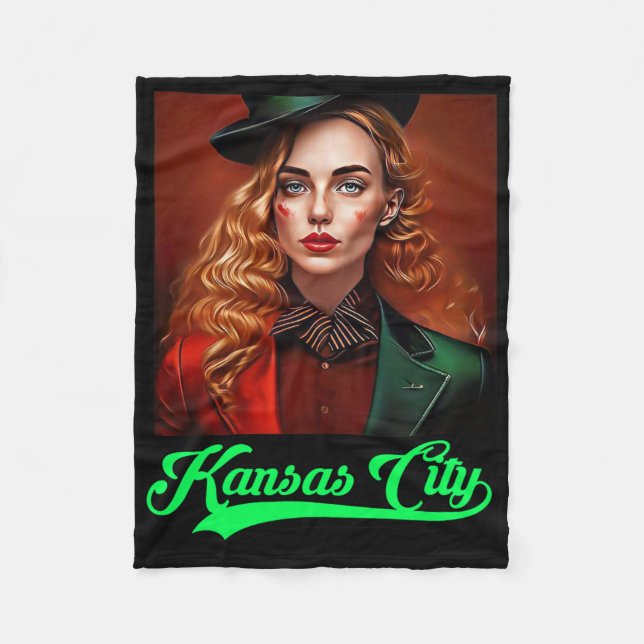 Couverture Polaire Kansas City Irish Parade Green Beer Barbecue Taili (Devant)