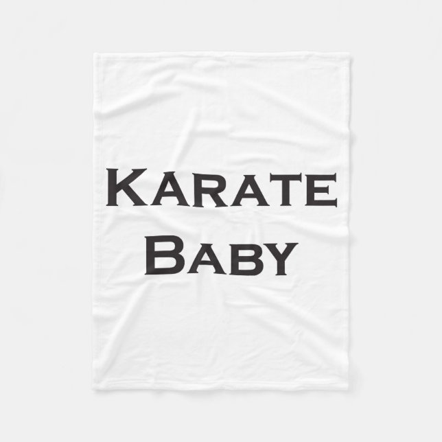Couverture Polaire Karate bébé T Shirt  (Devant)