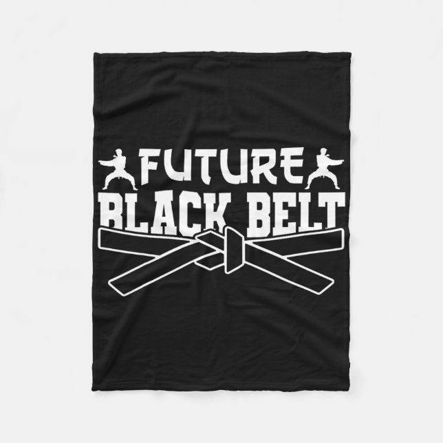Couverture Polaire Karate Black Belt Gi Uniforme Future Black Belt (Devant)