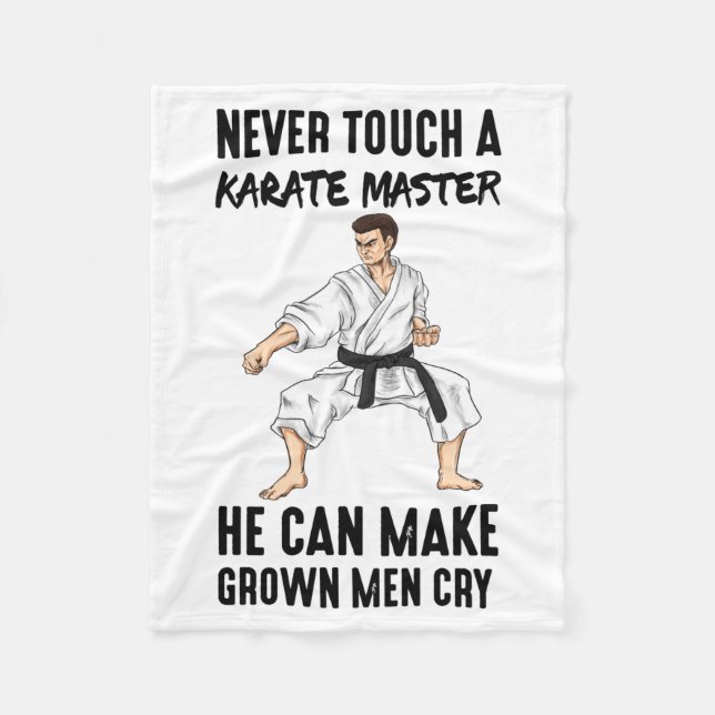 Couverture Polaire Karate Master Martial Arts Quotes Funny Gift T Shi (Devant)