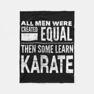 Couverture Polaire Karate Men Martial Arts Sensei Drôle Déclaration p