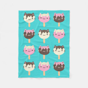 Couverture Polaire Kawaii Summer Ice Lolly Popsicle Chats
