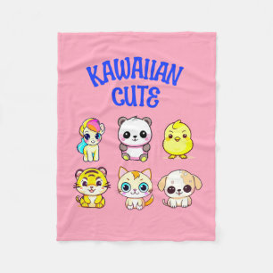Couverture Polaire Kawaiian Cute Style