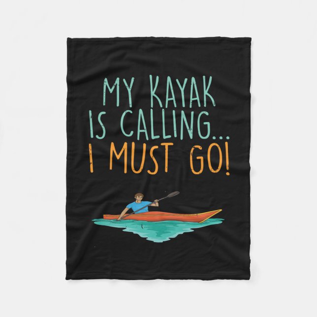 Couverture Polaire Kayaking Kayak cadeau (Devant)