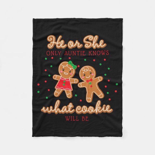 Couverture Polaire Keeper Of The Gender Reveal Gingerbread Auntie  (Devant)