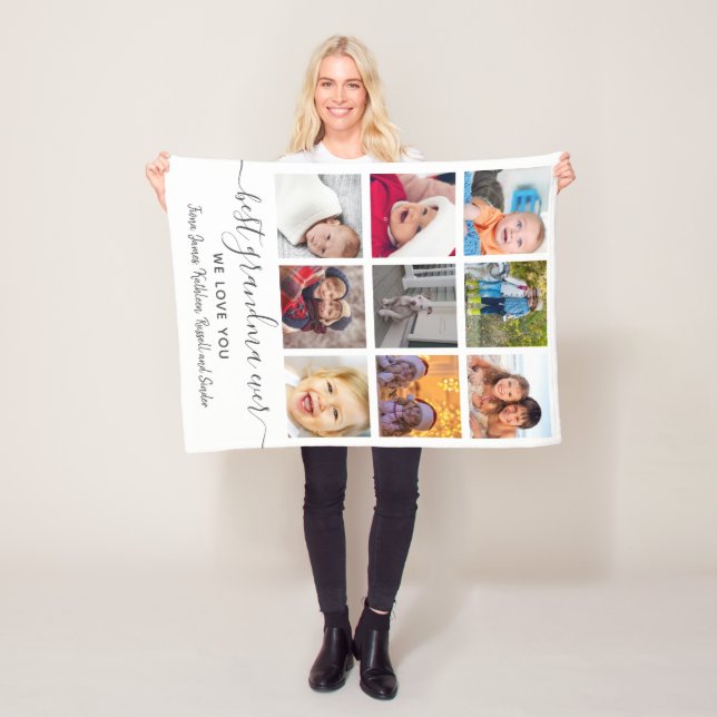 Couverture Polaire Keepsaké Meilleure grand-mère Ever 9 photos (En situation)