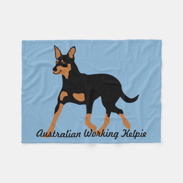 Couverture Polaire Kelpie fonctionnant australien (Devant (Horizontal))