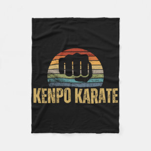 Couverture Polaire Kenpo Karate Vintage Retro les années 70 Design Am