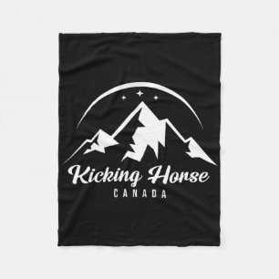 Couverture Polaire Kicking Horse Canada Station de ski Ski Snowboardi