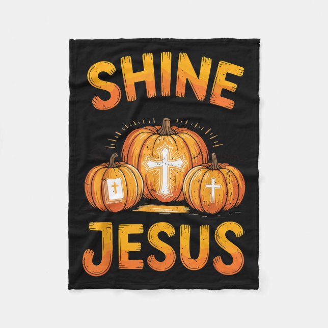 Couverture Polaire Kids Shine With The Light Of Jesus Funny Christian (Devant)