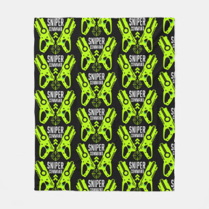 Couverture Polaire Kids Toy Gun Battle Sniper