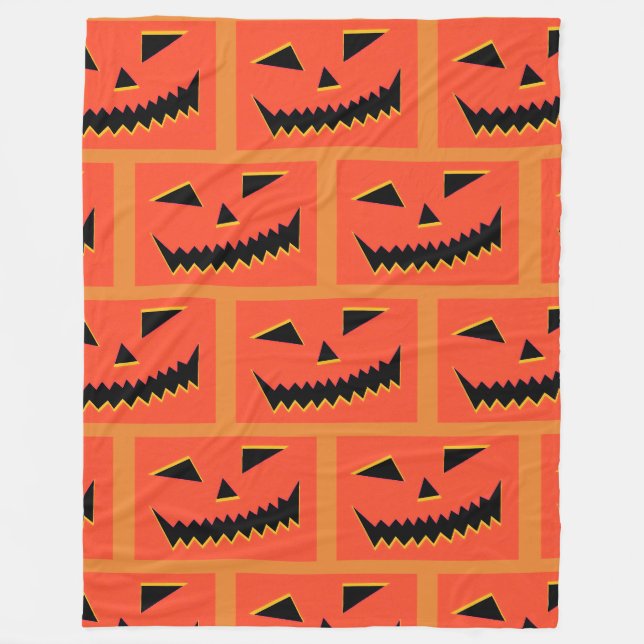 Couverture Polaire Kine de Halloween (Devant)