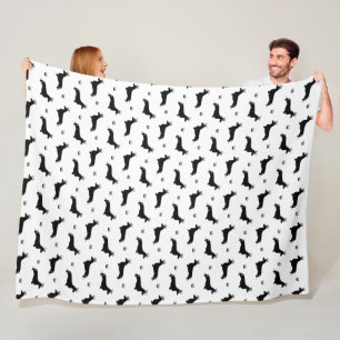 Couverture Polaire King Short Hair Dachshund - motif 1