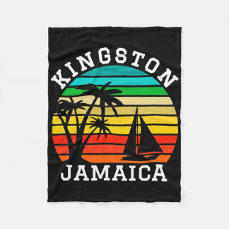 Couverture Polaire Kingston Jamaica Shirt Matching Family Vacation 