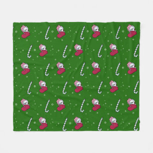 Couverture Polaire KiniArt Christmas Westie Terrier Fleece Blanket