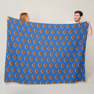 Couverture Polaire KiniArt Cute Fox