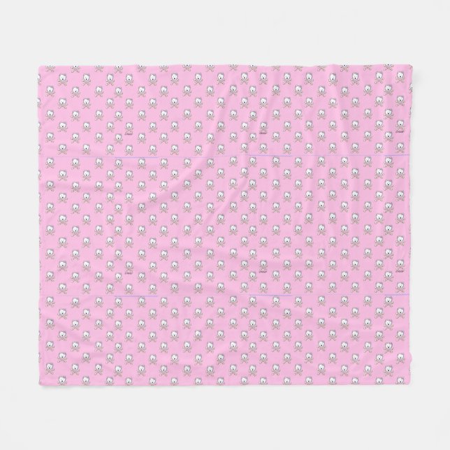 Couverture Polaire KiniArt Torrid Westie Diva Blanche polaire (Devant (Horizontal))