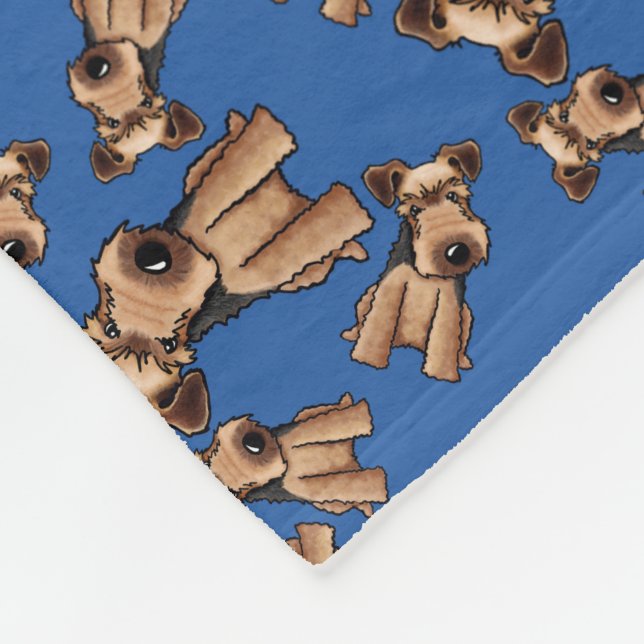 Couverture Polaire KiniArt Welsh Terrier (Coin)