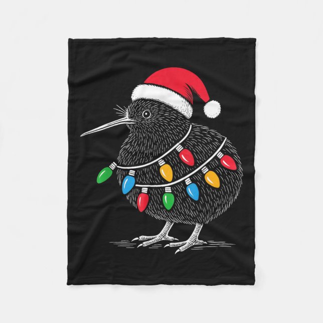 Couverture Polaire Kiwi Bird New Zealand Holiday Christmas  (Devant)