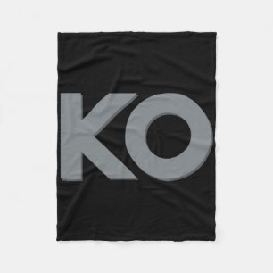 Couverture Polaire Ko Funny Knock Out Boxe Lutte Hommes Femmes Humo