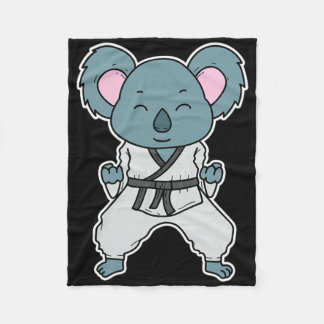 Couverture Polaire Koala Does Karate