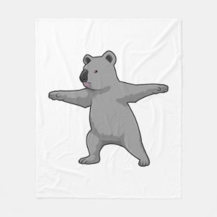 Couverture Polaire Koala ours au Yoga Fitness