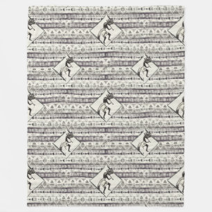 Couverture Polaire Kokopelli - Amérindien Motif sans couture 1