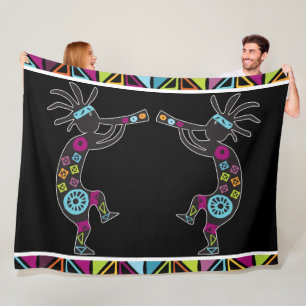 Couverture polaire Kokopelli du sud-ouest
