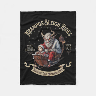 Couverture Polaire Krampus Sleigh Rides