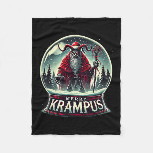Couverture Polaire Krampus Vient À La Ville Horreur Merry Krampus Chr