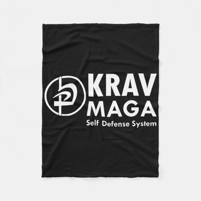 Couverture Polaire Krav Mega Martial Arts Self Defence  (Devant)