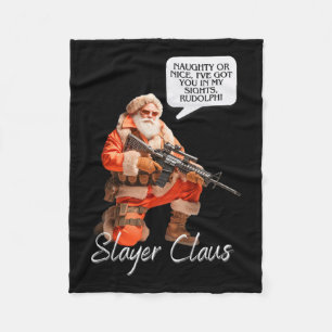 Couverture Polaire Kris Kringle Festive Chasse Xmas Santa Claus Camo