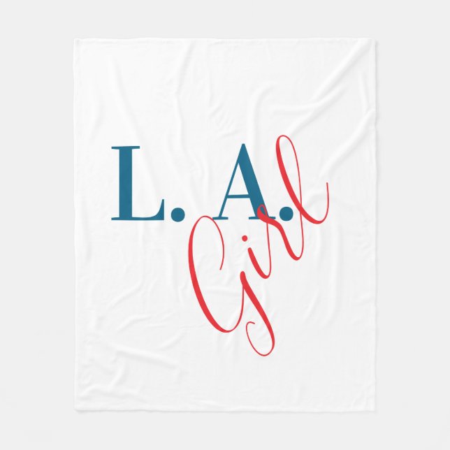 Couverture Polaire L. A. Girl Los Angeles Modern Minimalist Plain (Devant)