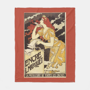 Couverture Polaire L. Marquet Ink Rouge-A dirigé la femme et l'harpe