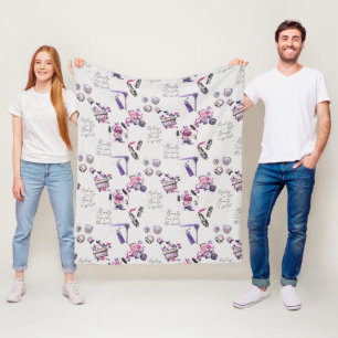 Couverture Polaire La beauté vient du motif d'intérieur